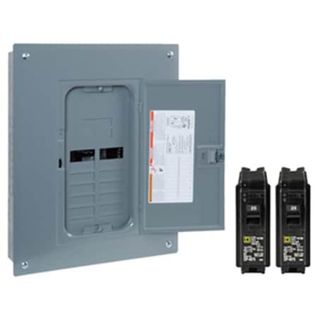 Square D By Schneider Electric HOM1224L125PGCVP 125A, 12SP Load Center, 24 Circuit 7058530